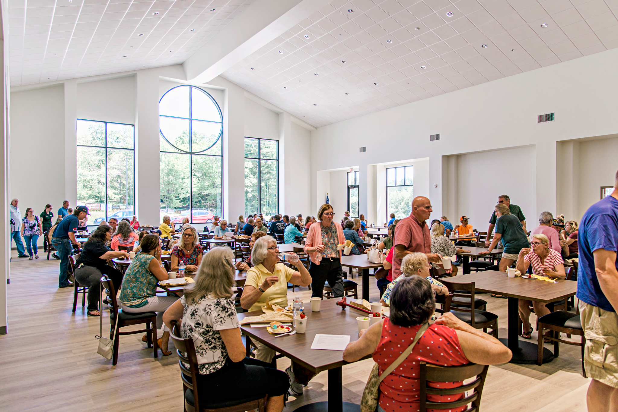 The Sunrise Center dining hall.